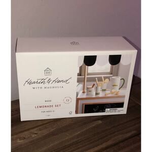 New Hearth & Hand Wooden Toy Lemonade Set 13 pc